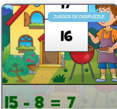 PUZZLE DE SUMAS Y RESTAS