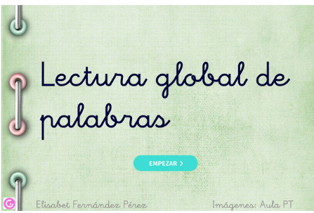 lectura global de palabreas