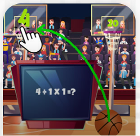 Baloncesto de matemáticas
