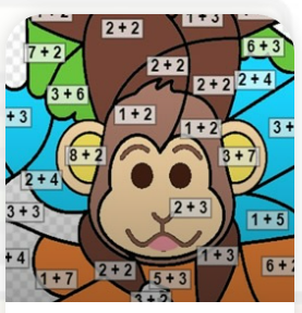 colorear sumas hasta 10