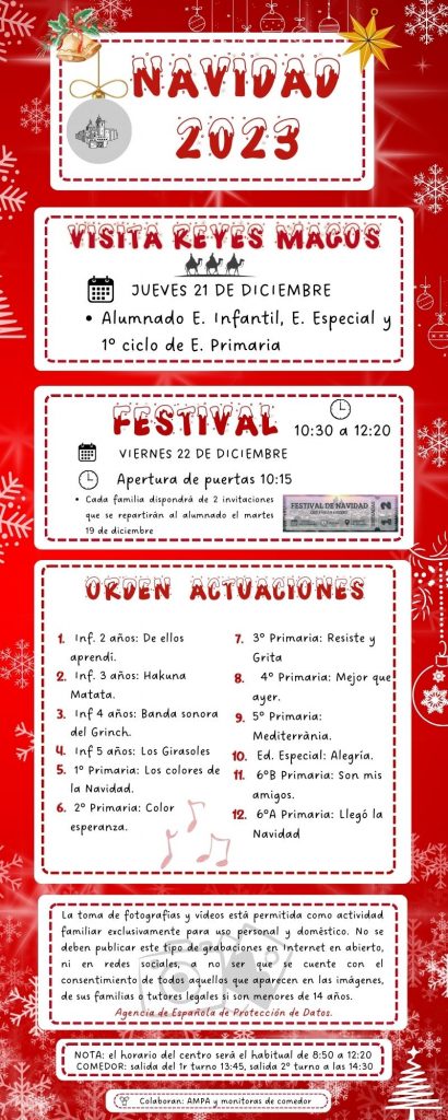 Infografía Festival deNavidad 2023
