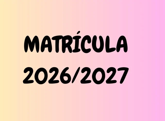 MATRÍCULA 20262027
