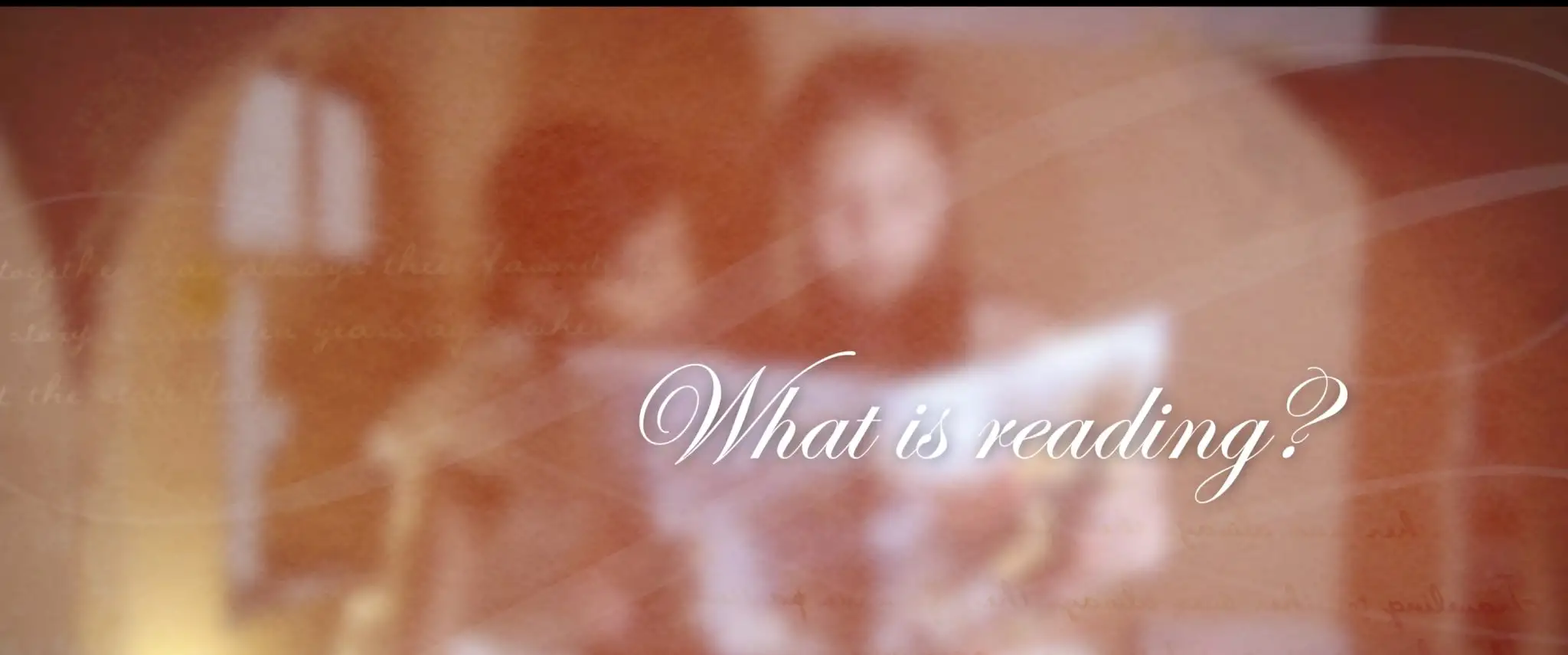 What is reading? Cover