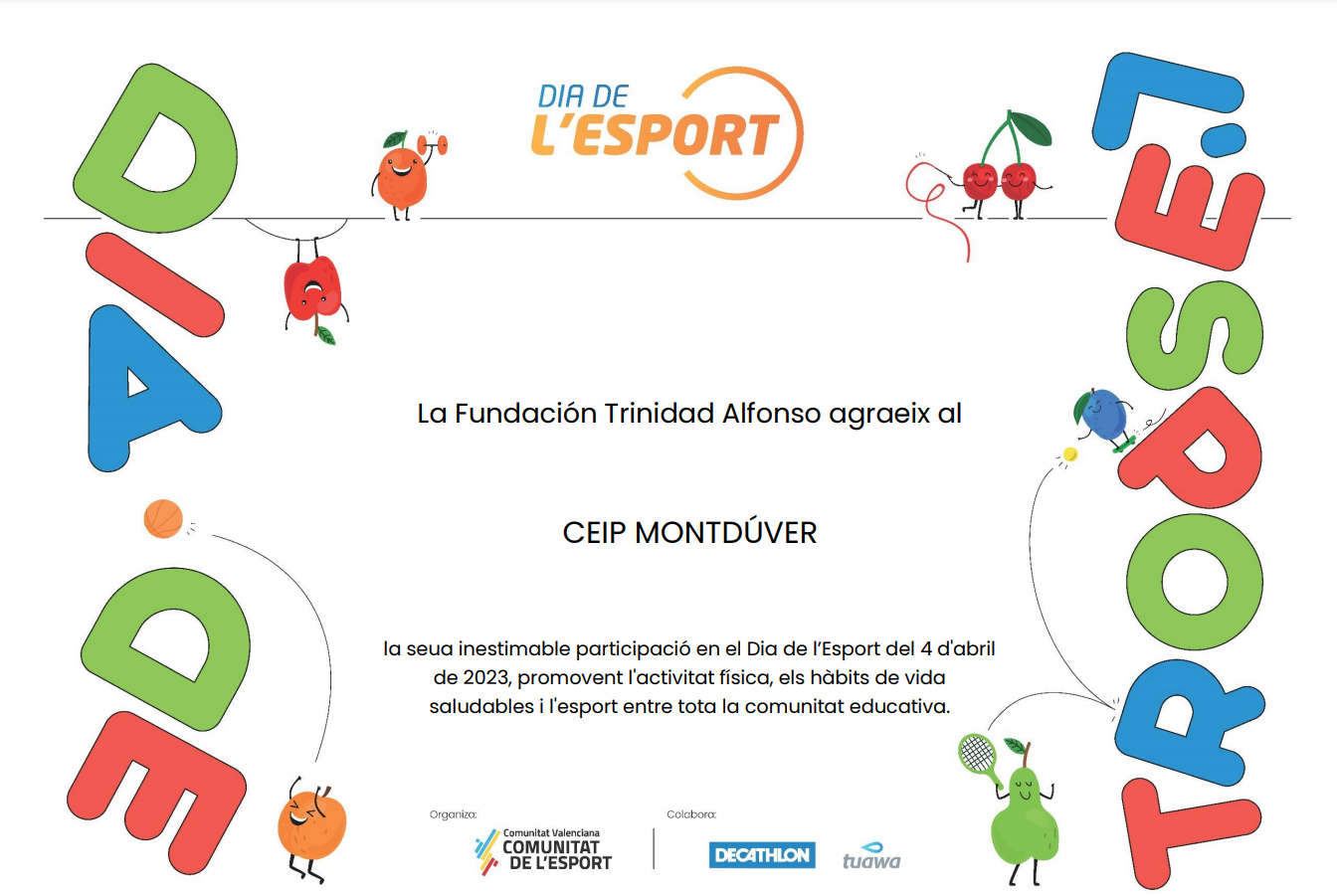 Diploma dei de l'esport 23