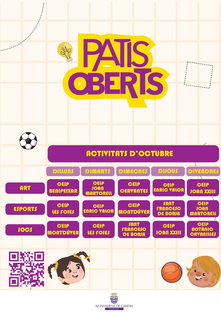 PATIS OBERTS OCTUBRE