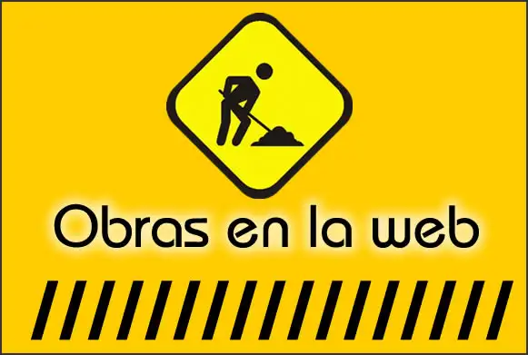 Web en obras