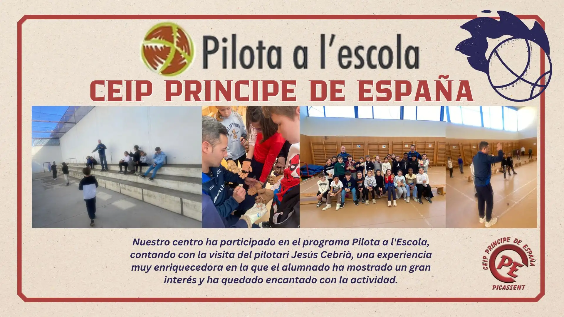 Pilota a l'escola
