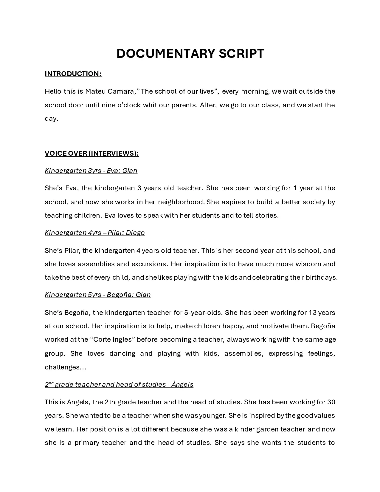 DOCUMENTARY SCRIPT-01