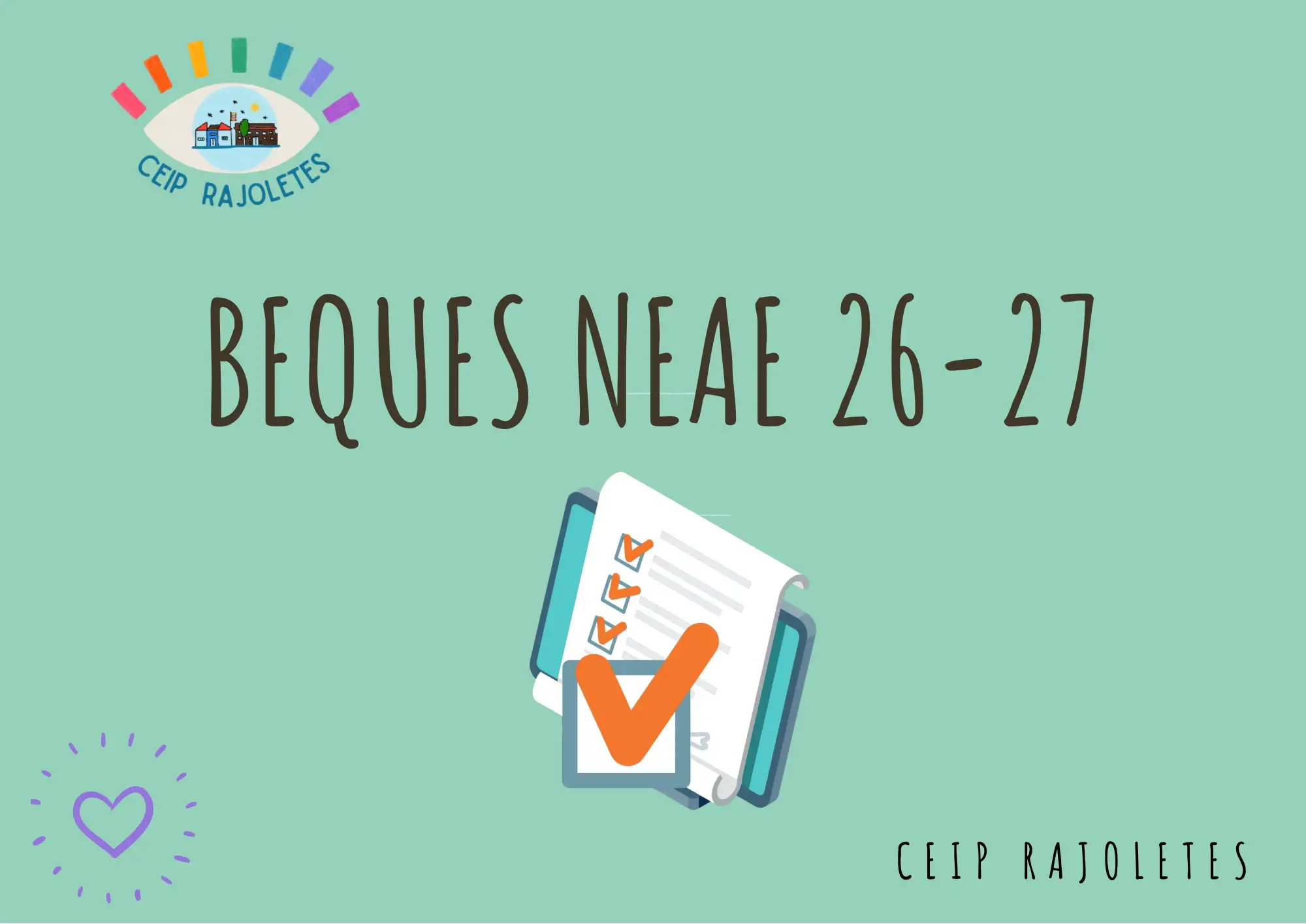 Etiqueta beques NEAE