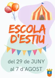 Cartel escola d'estiu 2026
