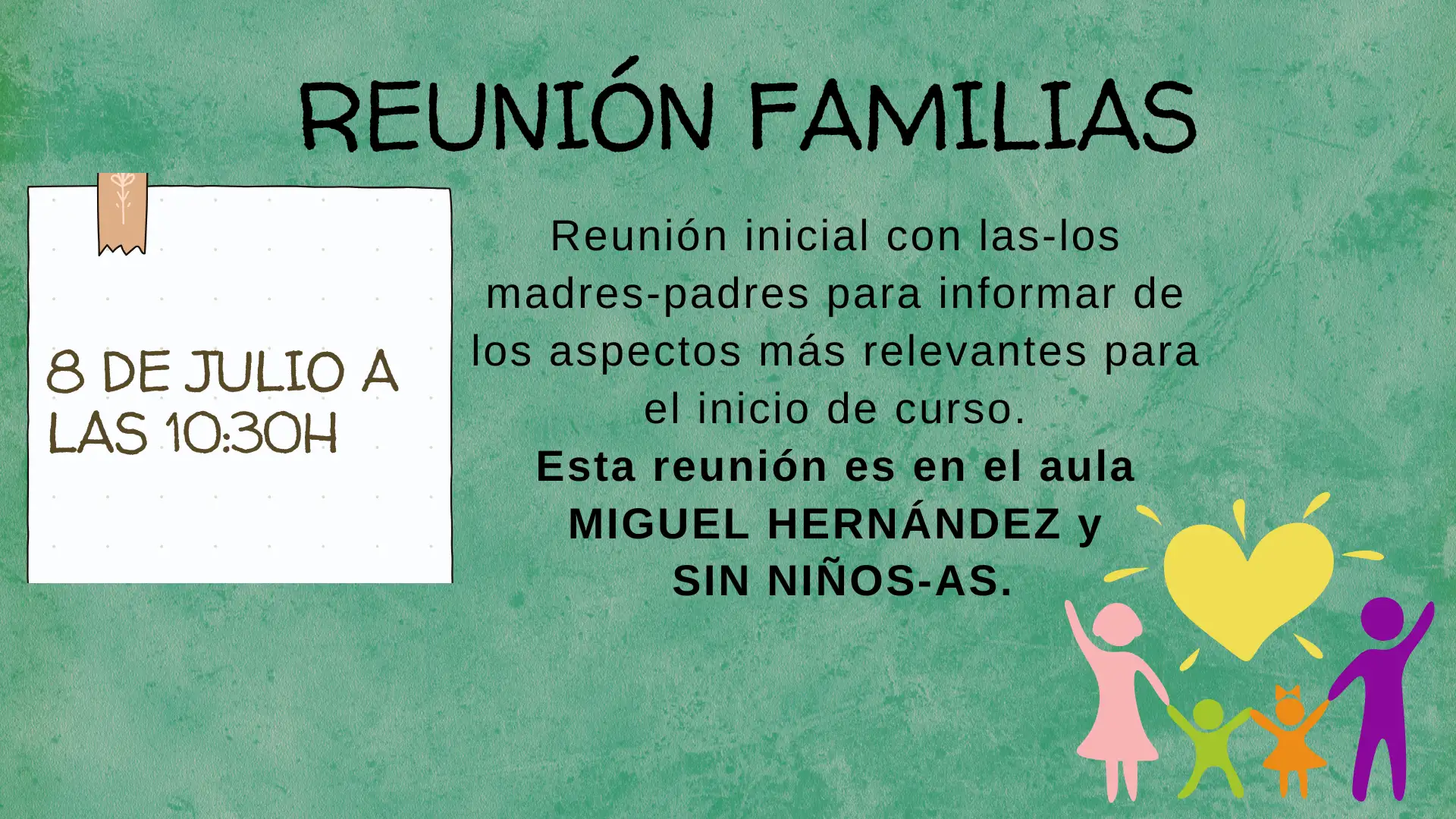 Reunión P3 curso 26/27