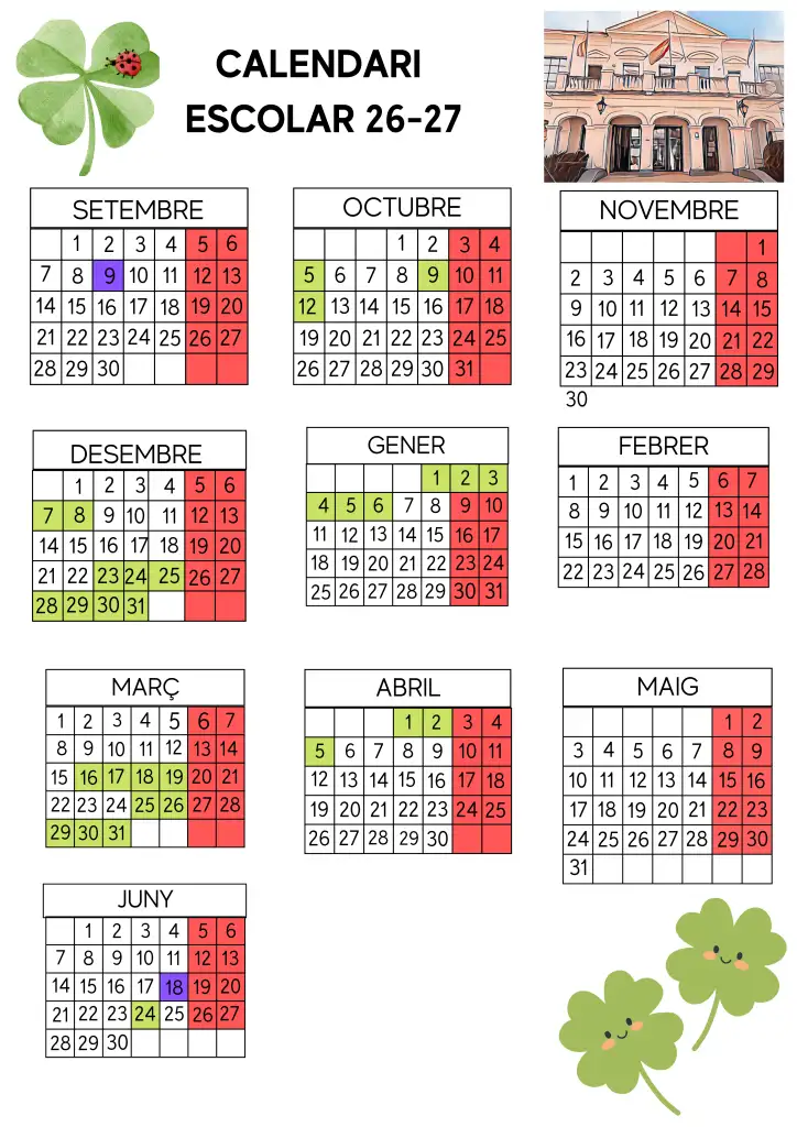 Copia de CALENDARI ESCOLAR 26-27