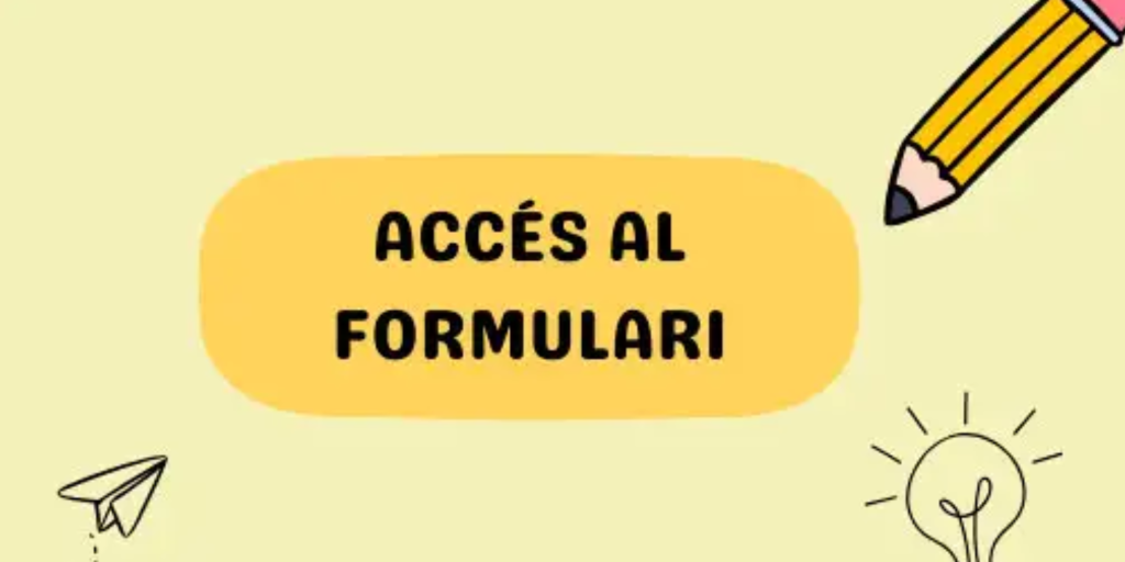 Accés al formulari