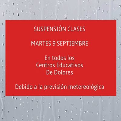 suspensión clases