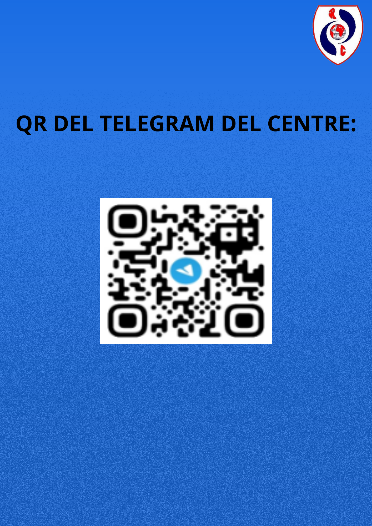 QR DEL TELEGRAM DEL CENTRE