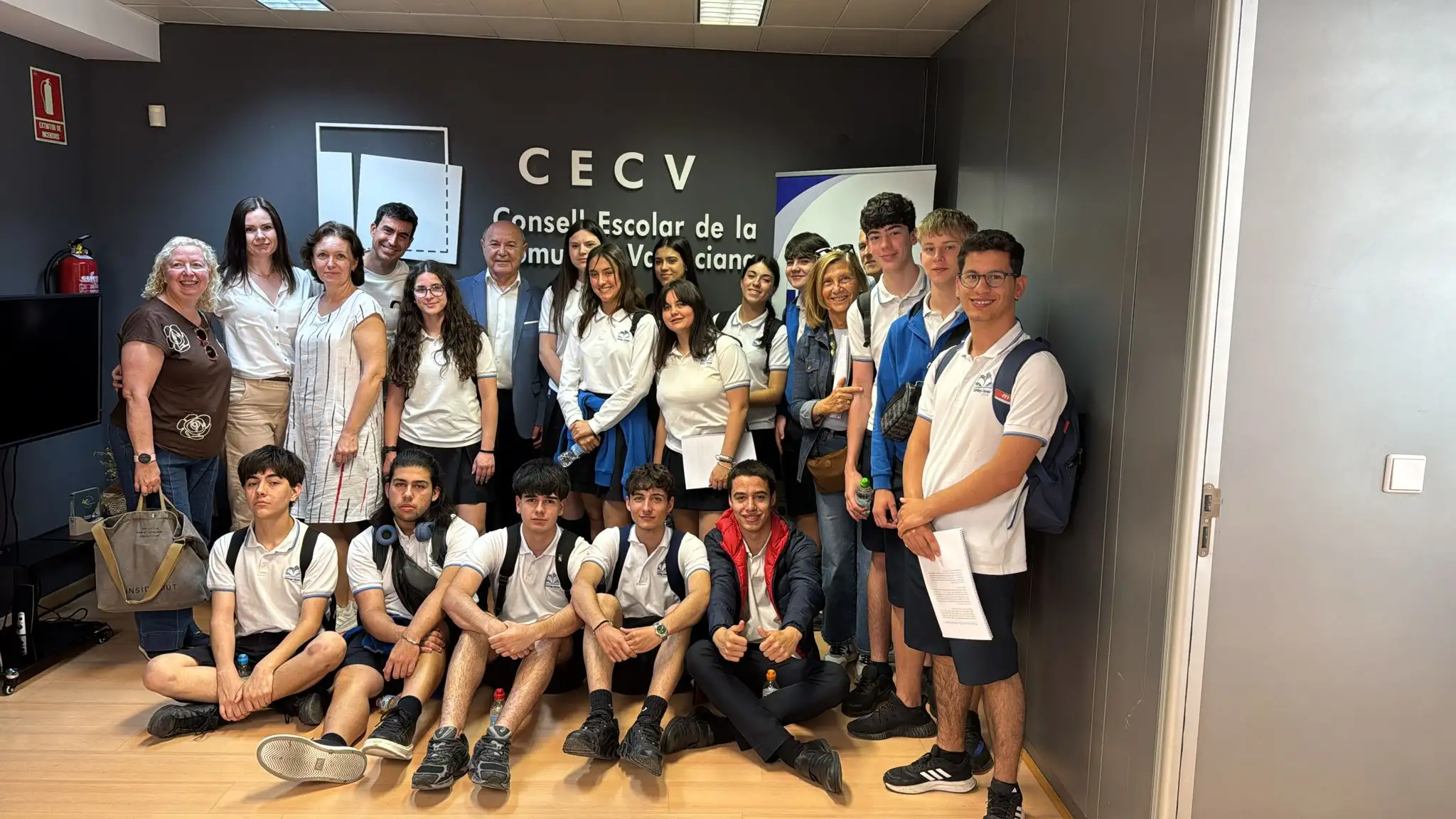 Visita educativa al CECV