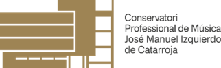 Logo CONSERVATORI PROFESSIONAL DE MÚSICA JOSÉ MANUEL IZQUIERDO