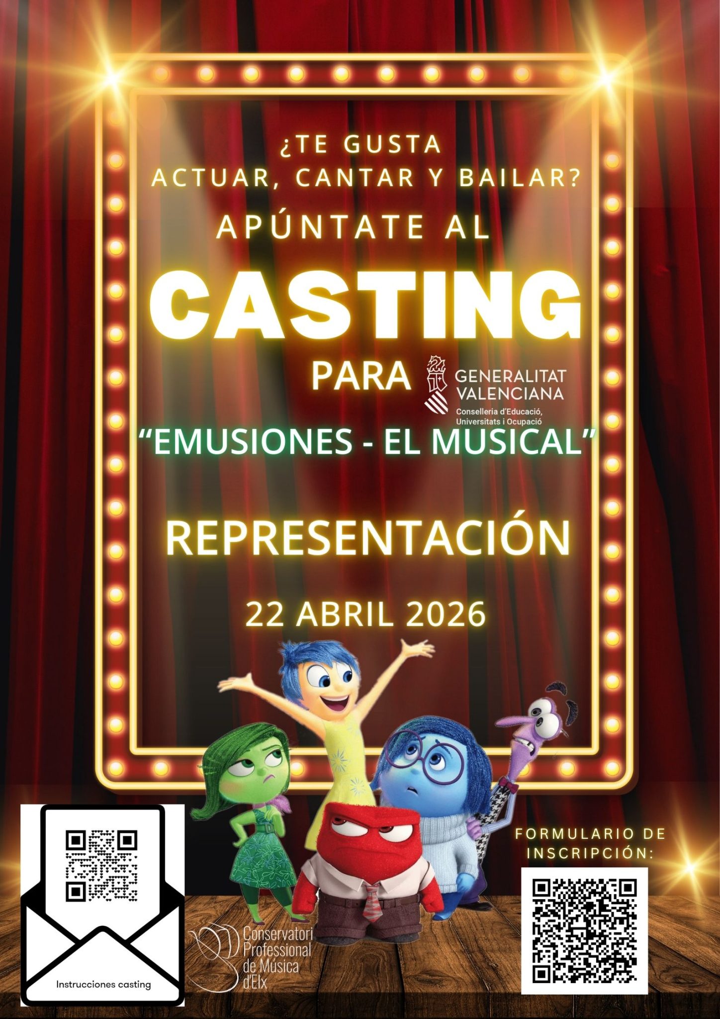 Cartel casting musical