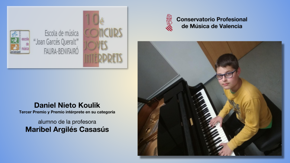 10é Concurs Joves Intérprets de Faura-Benifairó- Piano