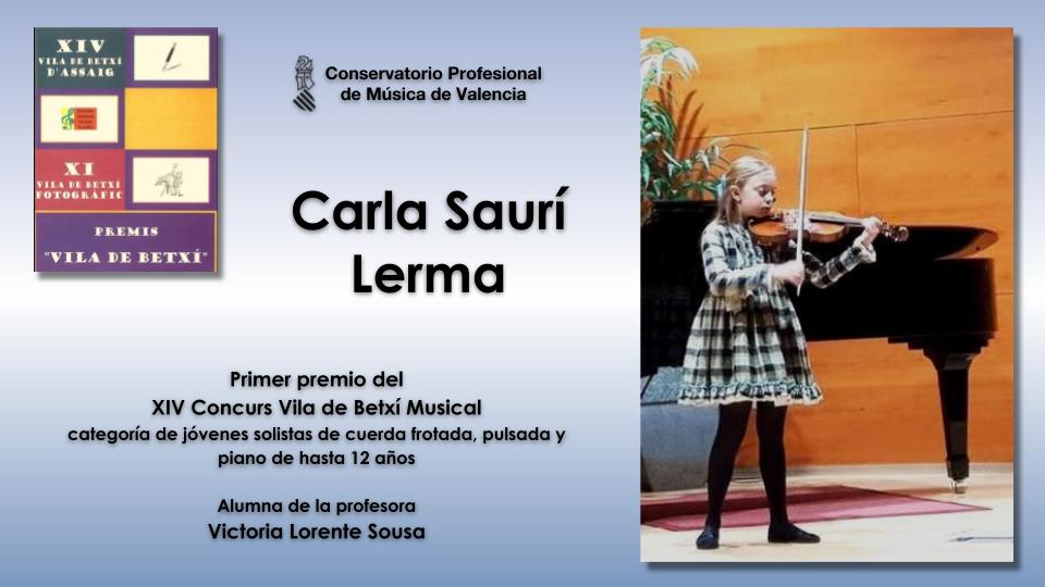 Carla Saurí-XIV Concurs Vila de Betxí Musical