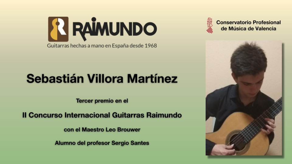II Concurso Internacional Guitarras Raimundo S. Villora