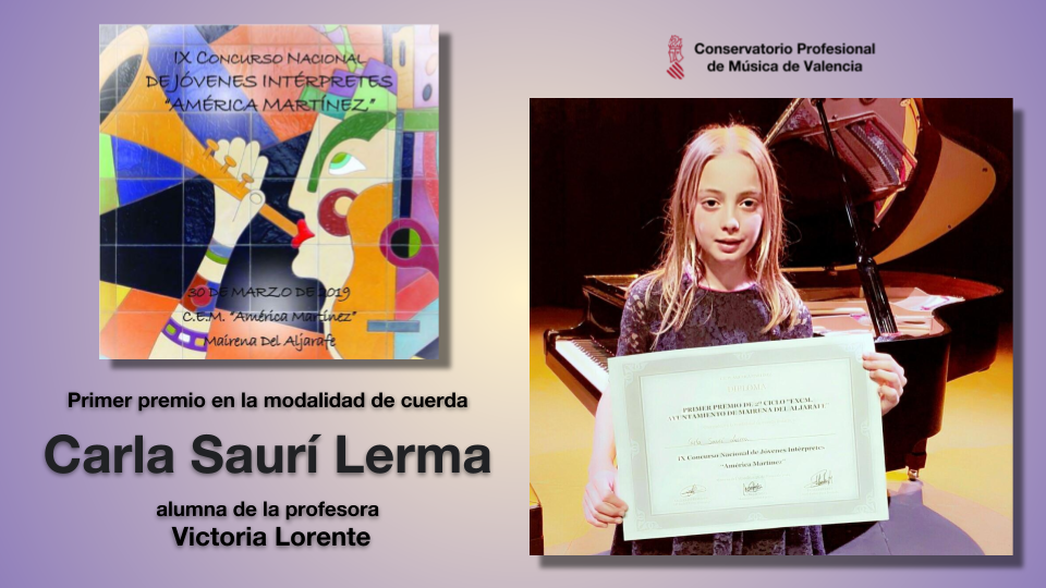IX Concurso Nacional de Jóvenes Intérpretes _América Martínez_