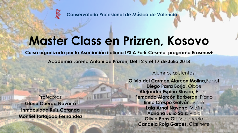 Master Class Prizren (Kosovo) 2018