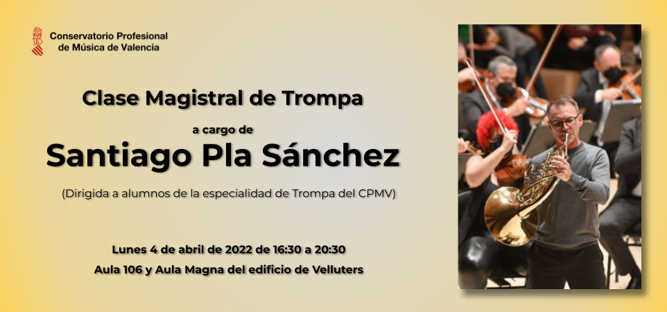 Clase Magistral de Trompa Santiago Pla Sánchez