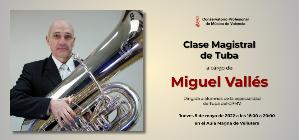 Clase Magistral de Tuba Miguel Vallés