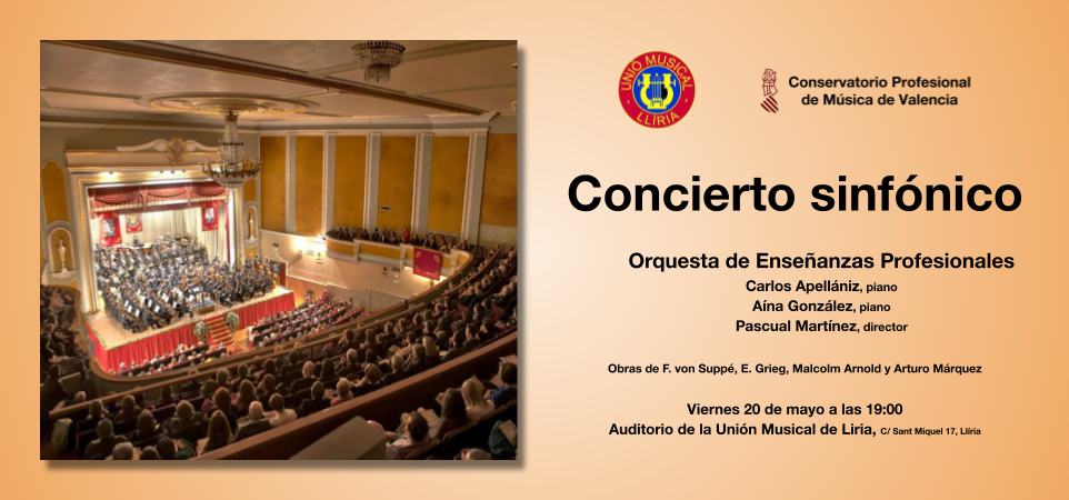Concierto en el Auditorio de la Unión Musical de Liria