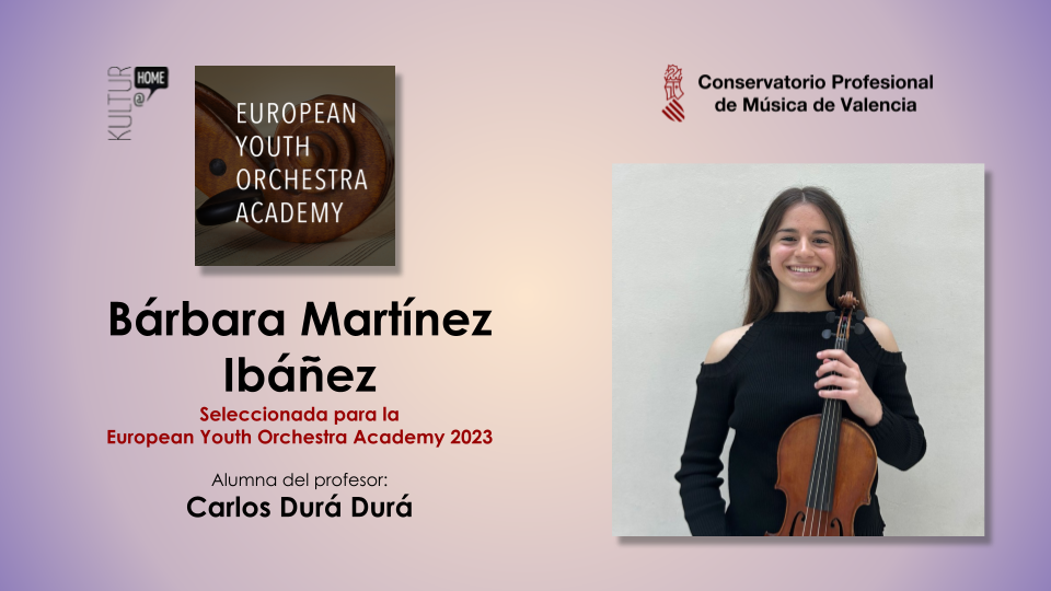 European Youth Orquestra Academy 2023 Bárbara Martínez