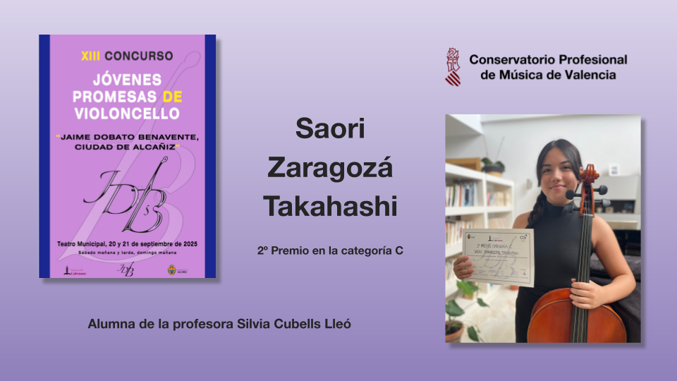 XIII Concurso Jóvenes Promesas de Violoncello, _Jaime Dobato Benavente - Ciudad de Alcañiz_