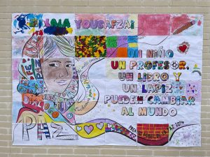 Cartel Día de la Paz Malala