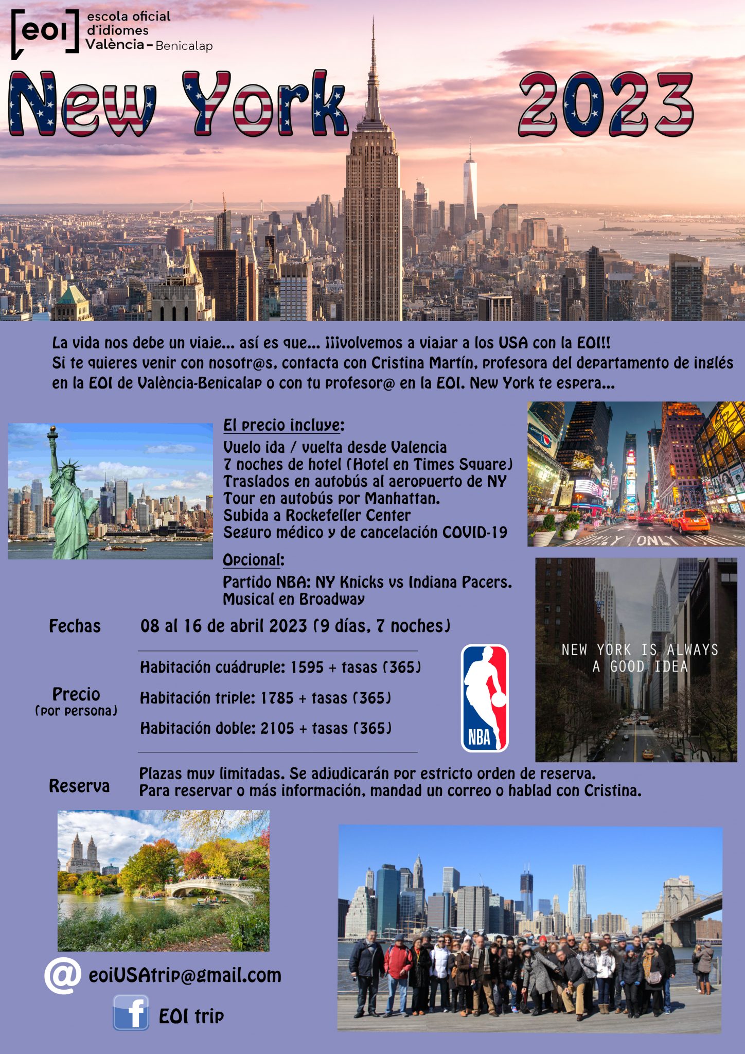2022-2023-EOI-Valencia-Benicalap-New-York-trip-poster-3