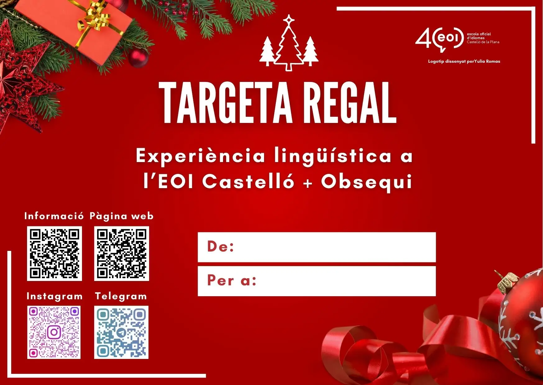 Targeta regal
