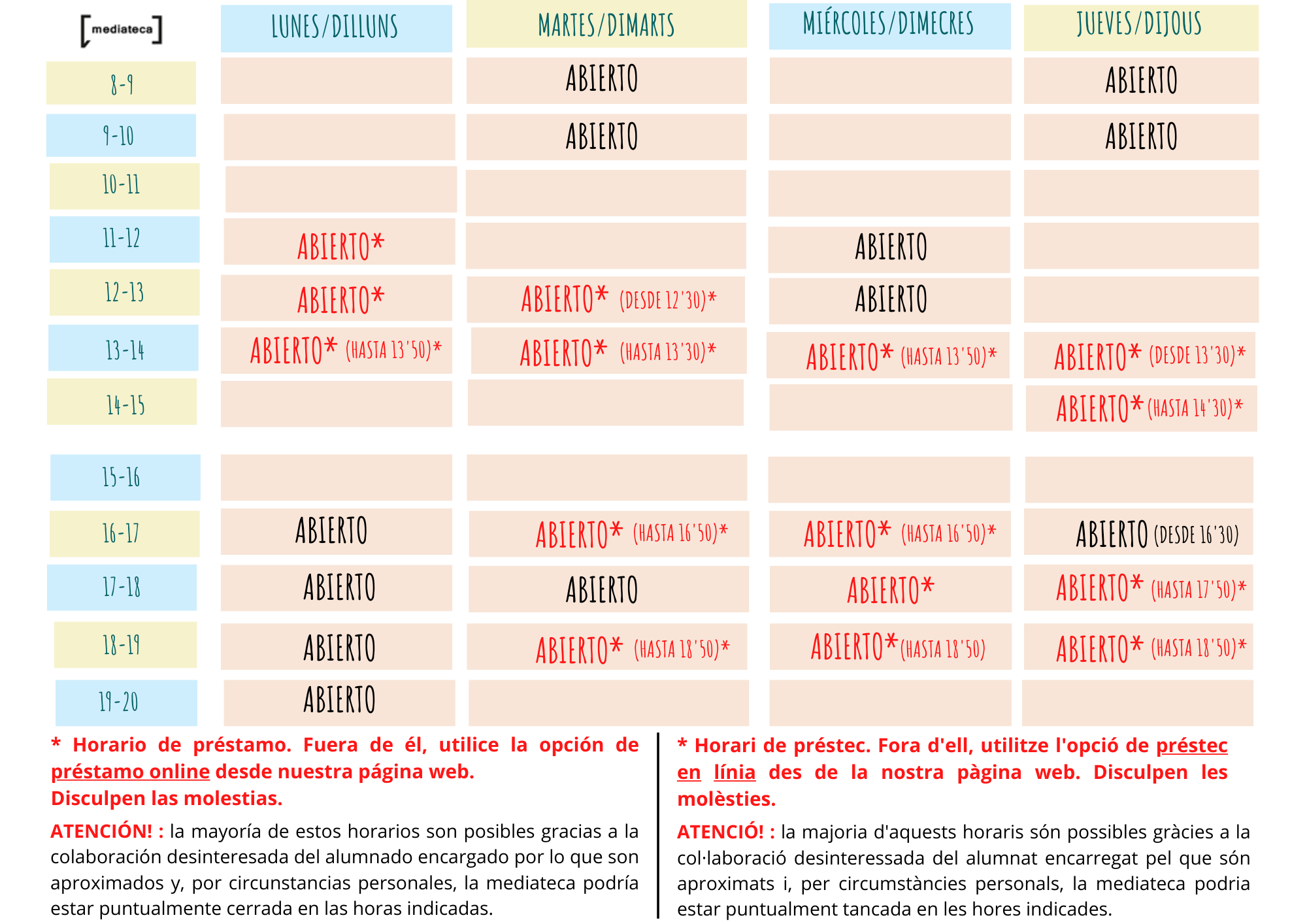 Horario mediateca 2425 21_01