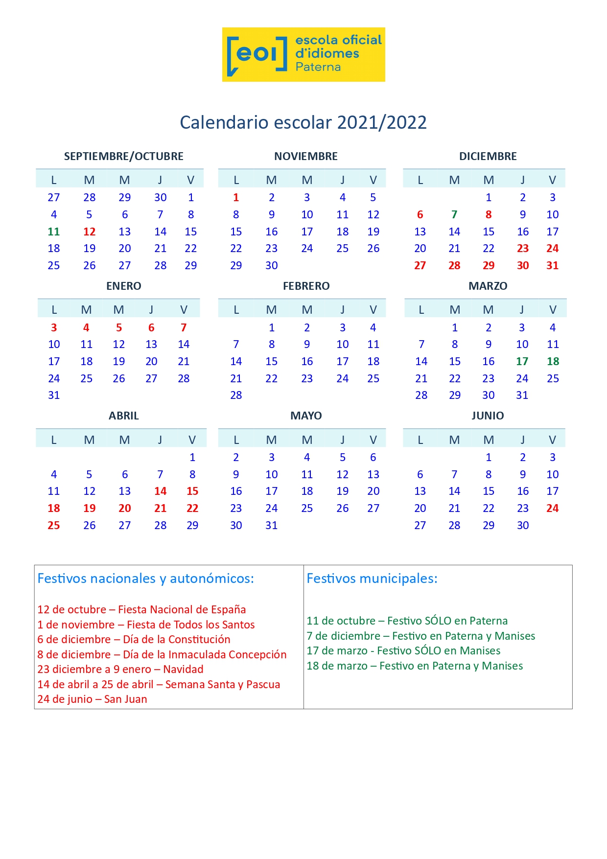 Calendario escolar 21.22_page-0001