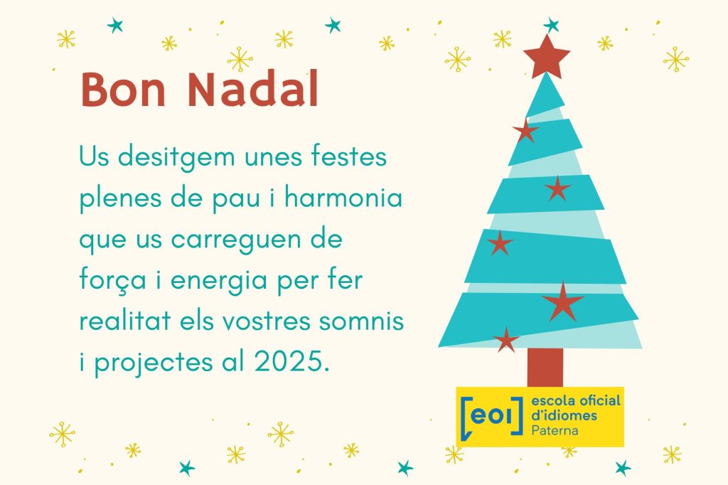 BON NADAL - EOI PATERNA