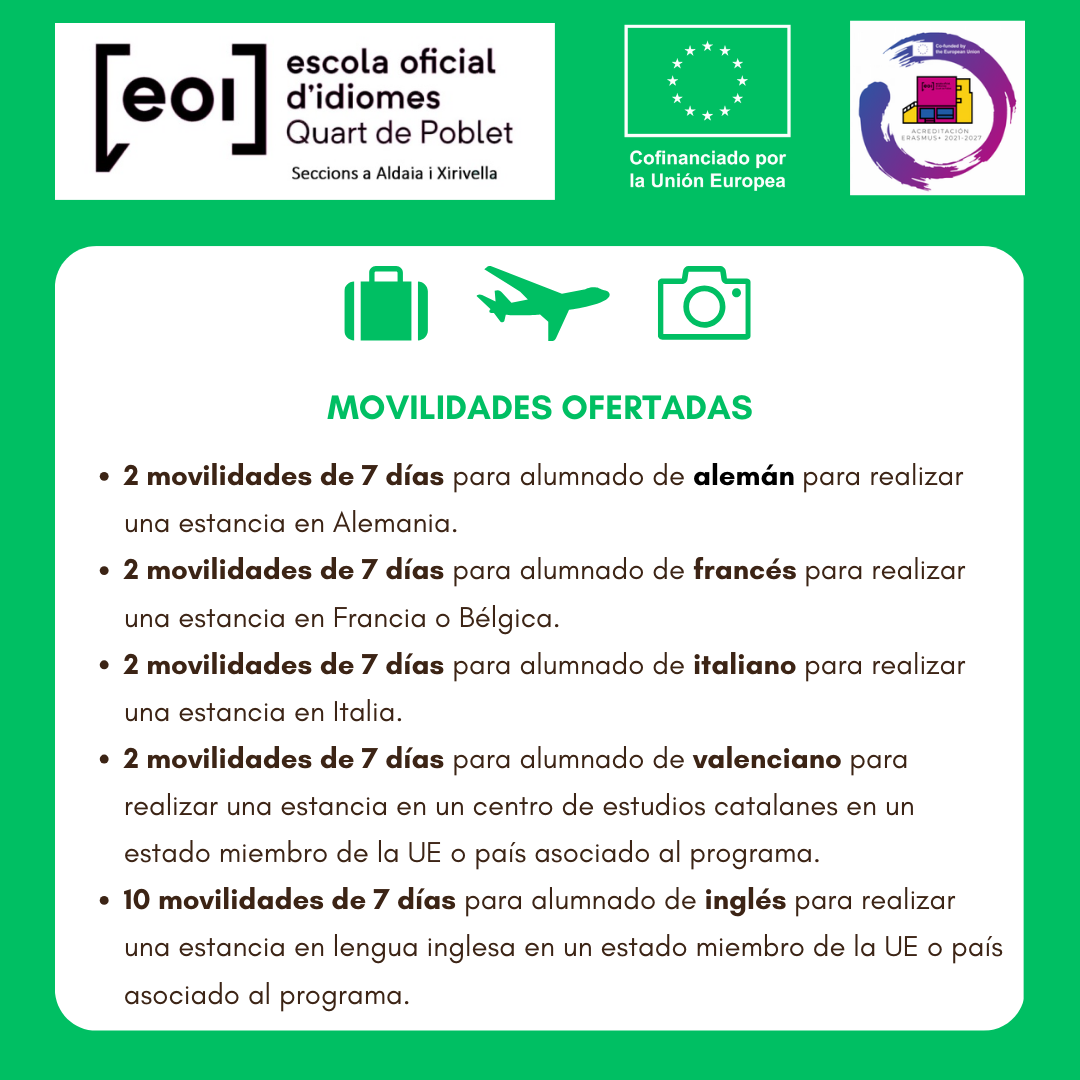 Movilidades ofertadas 24-25