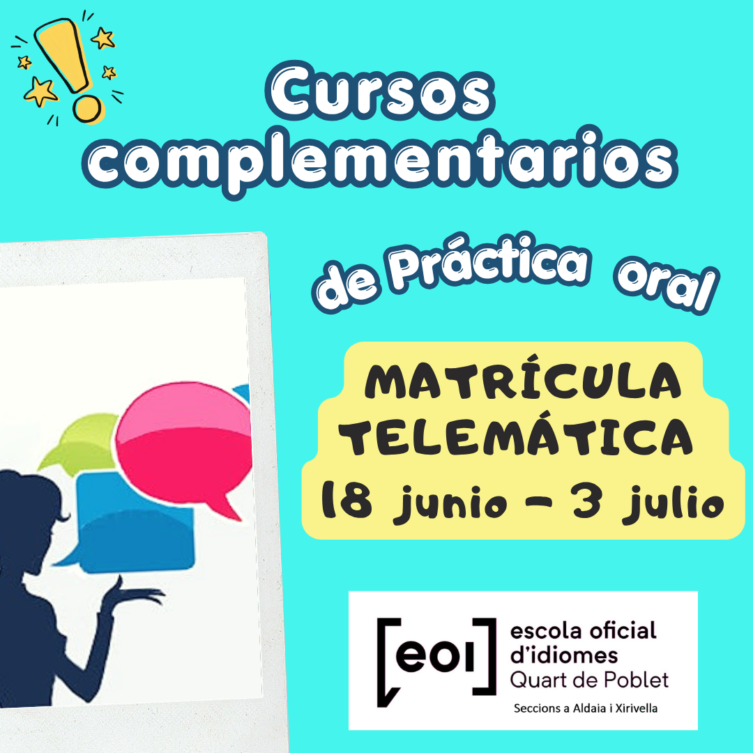 Cursos complementarios (Práctica oral) junio cas
