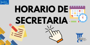 Horario secretaria