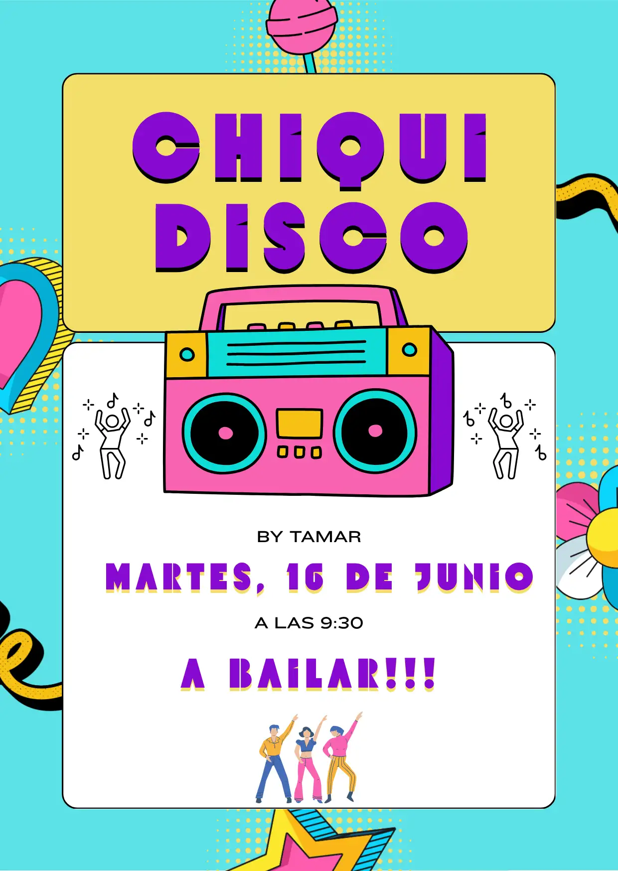 Información Chiquidisco, propuesta musical ofrecida por Tamar