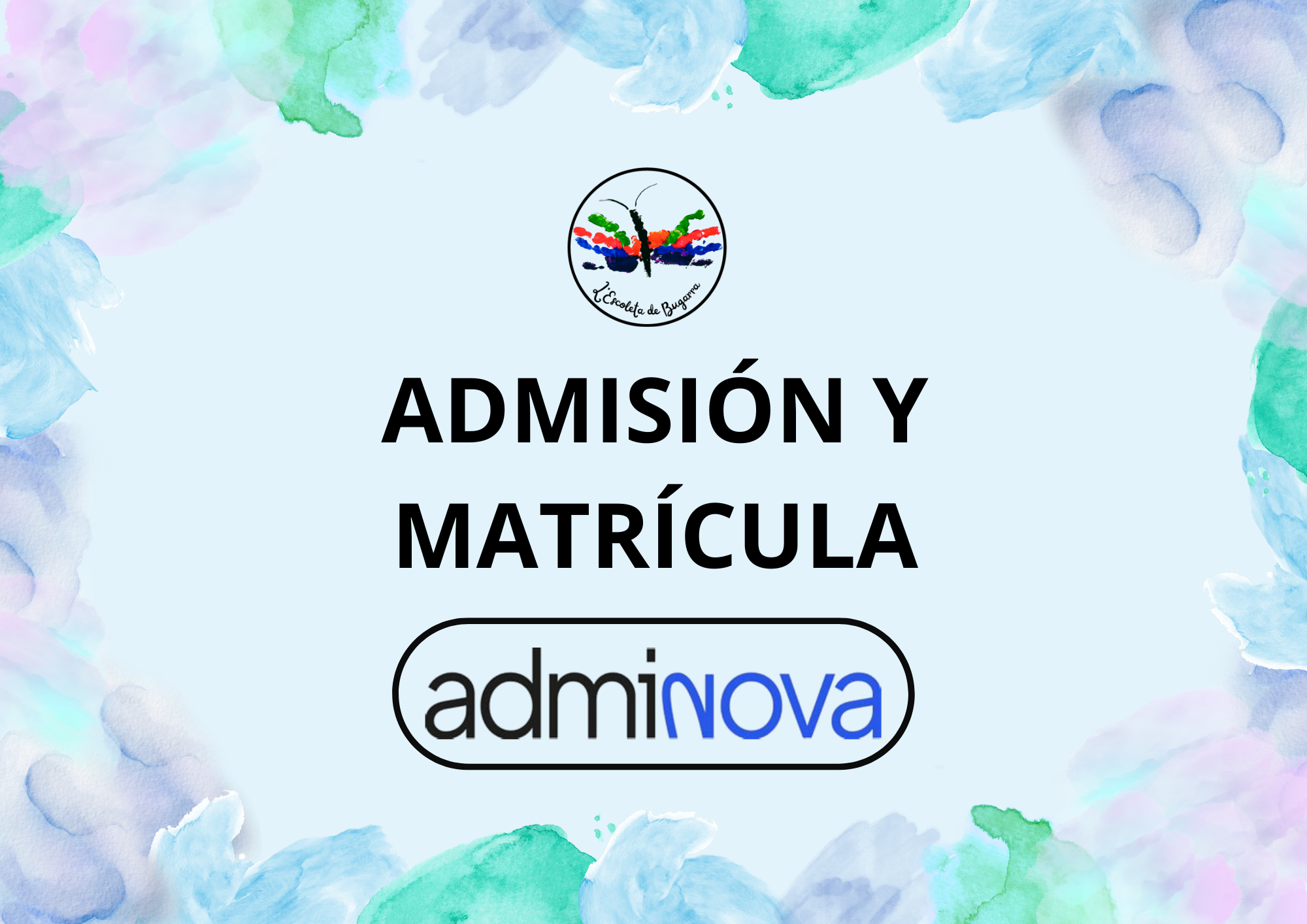 Enlace página admisión y matrícula