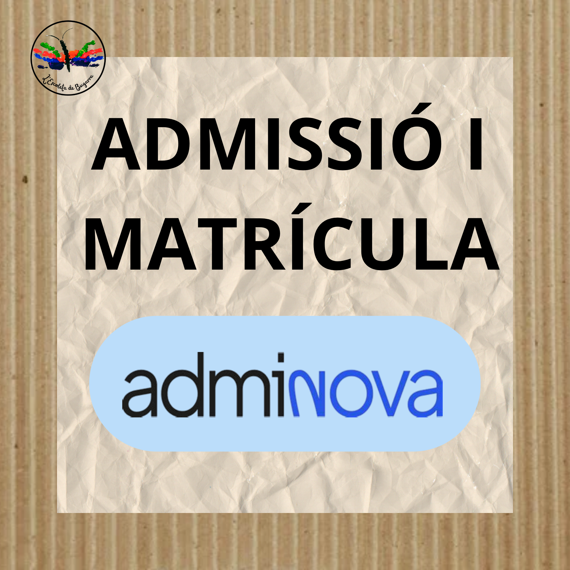 ACCÉS A PÀGINA DE ADMISSIÓ I MATRÍCULA
