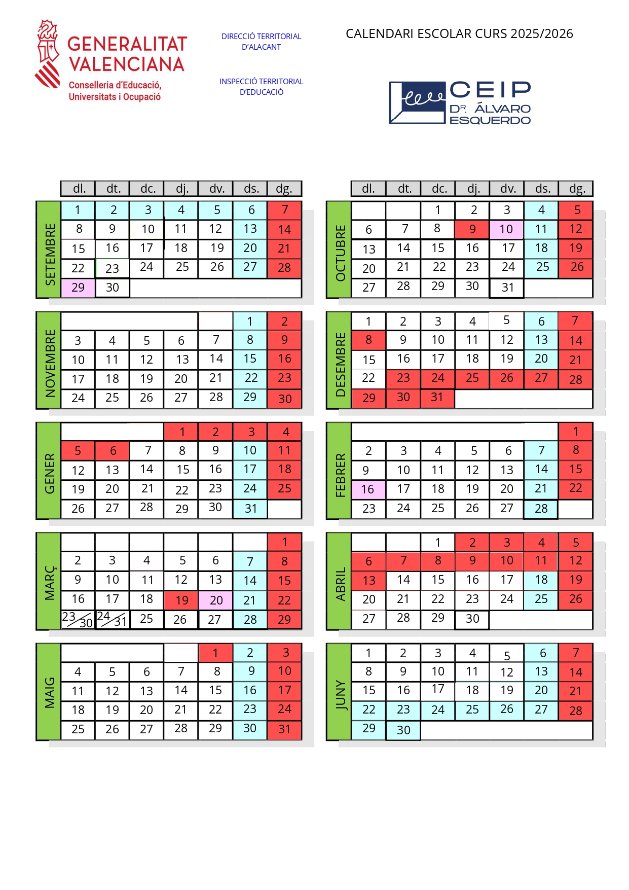 CALENDARI ESCOLAR CURS 25-26_page-0001