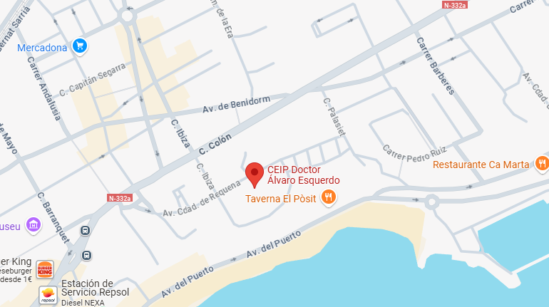 ubicació cep dr. álvaro esquerdo