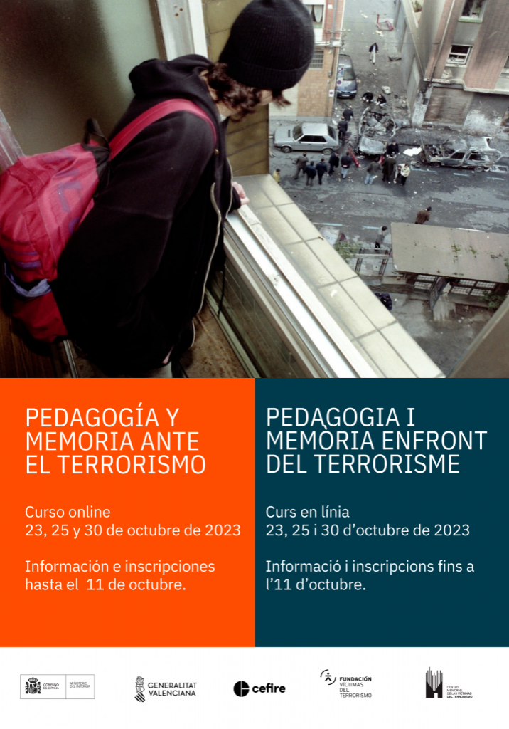 23-24 CARTELL FORMACIÓ PEDAGOGIA I MEMÒRIA ENFRONT EL TERRORISME
