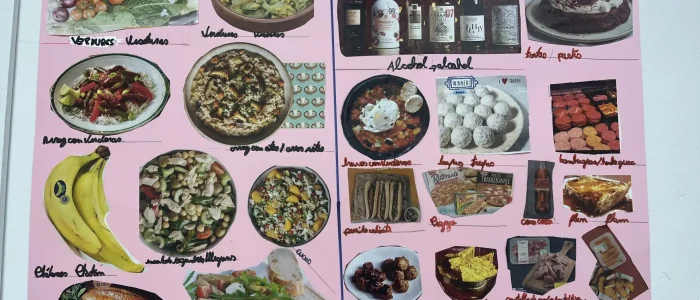 Mural alimentación saludable