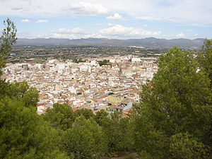 Llíria. Vista general des de Sant Miguel 24 setembre 2006