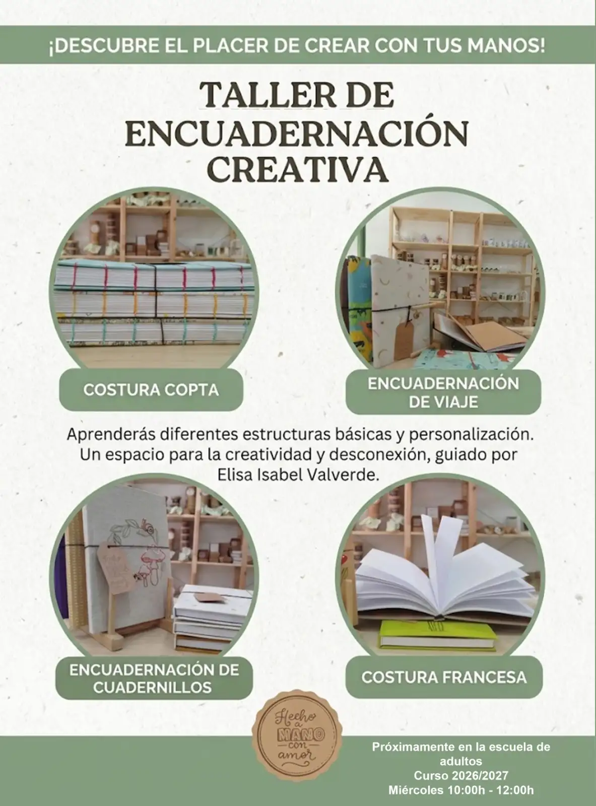 taller encuadernación